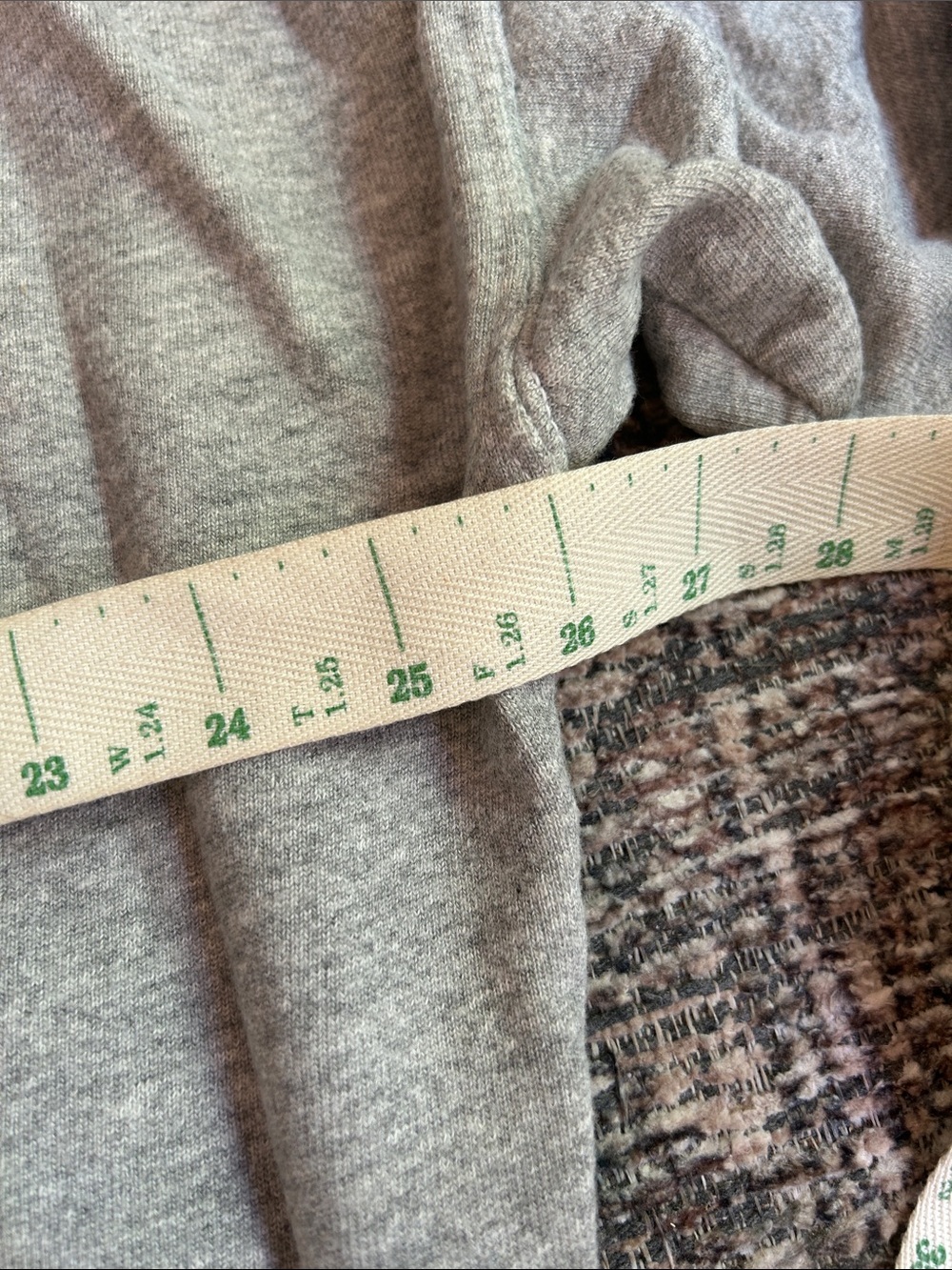 The Great light heather grey Henley Teammate Sweatshirt 2 M Soft Cozy Cotton - Picture 5 of 7